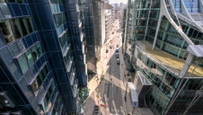 During the trial, vehicles which are not ULEZ compliant will be blocked from entering Moor Lane, near Moorgate